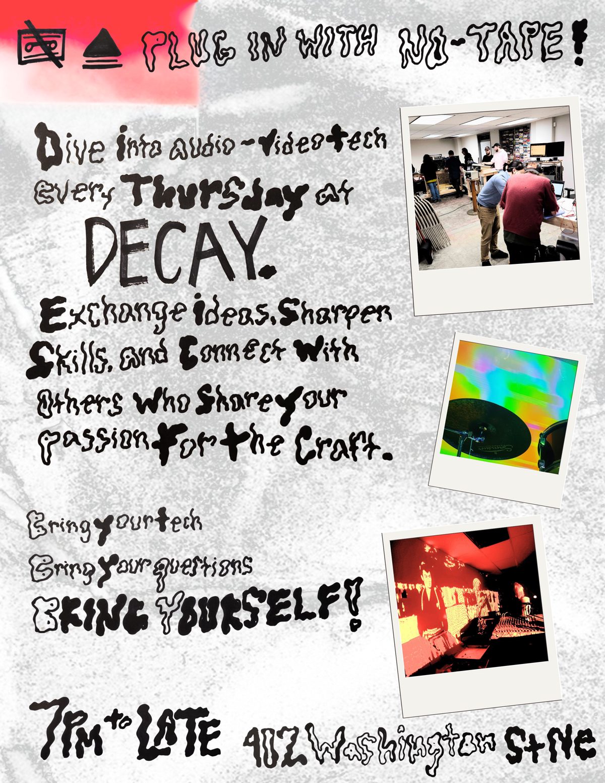 Flyer for NO_TAPE